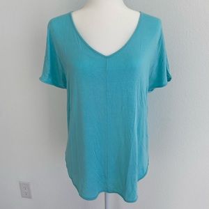 Women’s Aqua Blue Banana Republic Soft T-Shirt - Size Medium
